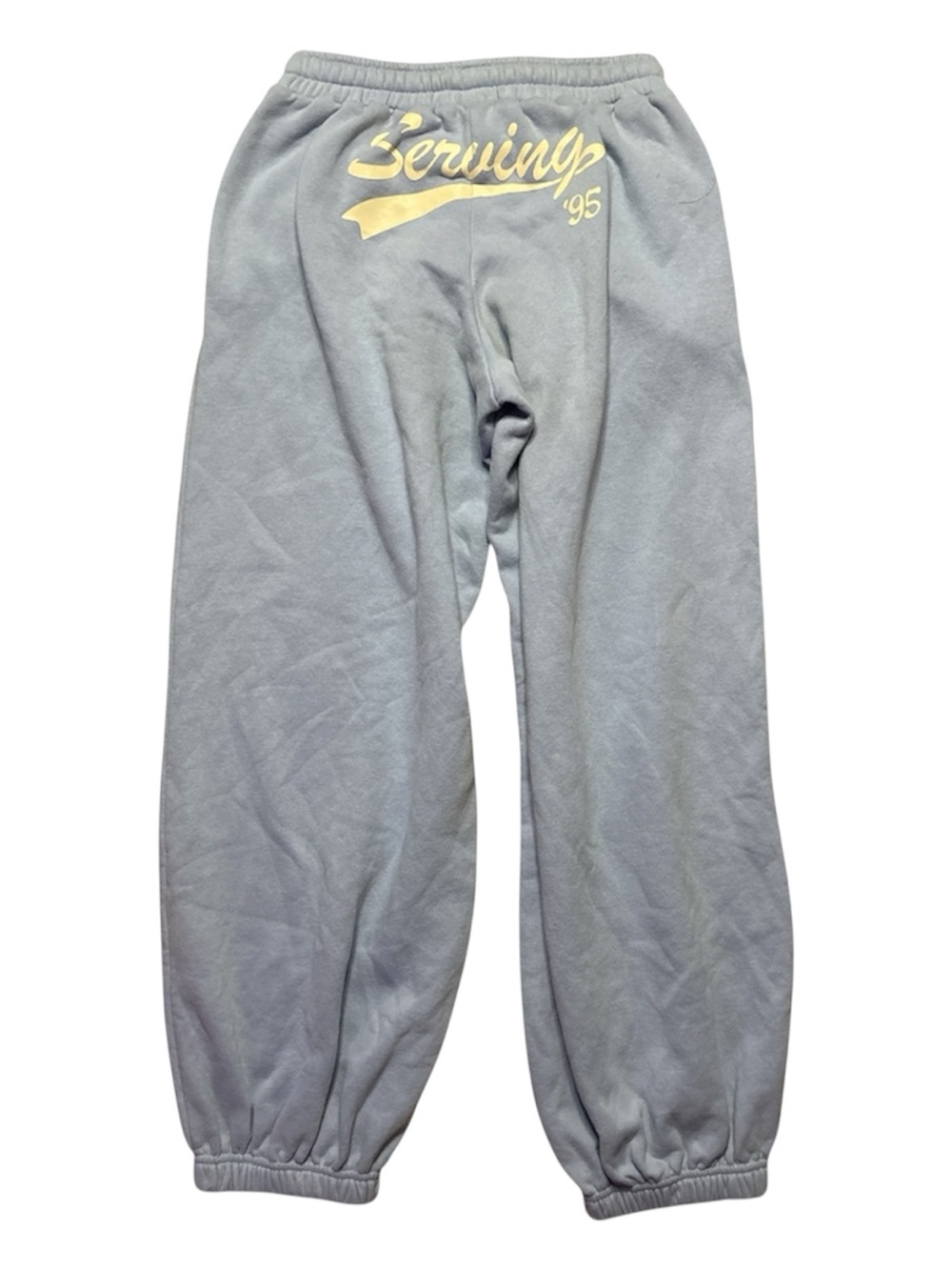 Urban Outfitters Out From Under Baby Blue Serving ’95 Graphic Sweatpants Xsmall